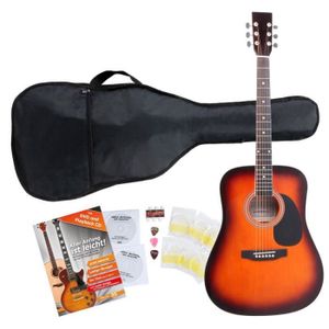 Achat/Vente Guitares - Pack comprenant 1 guitare classique 4/4 de couleur  naturelle 1 accordeur 1 hou - Rockstation