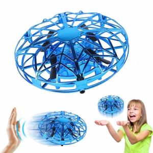 Heflashor Jouets de Balle Volante,360° Mini-Drone Flying Ball Rotatif avec Lumières LED Balles de Jouet Volant Jouets contrôlés à la Main Cadeaux de Noël 