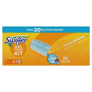 Swiffer Kit XXL 1 Serpillère + Pack de 8 Lingettes, Antibactérien, Élimine  les Traces et la Poussière, Tête Pivotante 360° : : Cuisine et  Maison