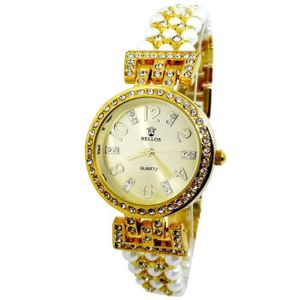 Montre Femme Bellos Classique Jaune à Quartz - Neuve Avec Boîte Et Pile