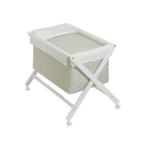 Tipi Interbaby Berceau en Bois Modèle Tipi Ours Grise 