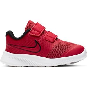 BASKET Baskets Enfant - NIKE - Nike Star Runner 2 (Tdv) - Rouge - Fille - Scratch - Plat - Synthétique