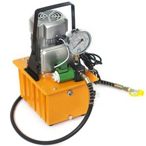 Pompe hydraulique électrique 7 l Pompe électrique avec groupe hydraulique  manuel à action unique 220 V 50 Hz