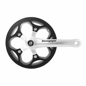 Jeu De 5 Vis + Cheminée Pour Pédalier Stronglight Route Double Inox - PR10441