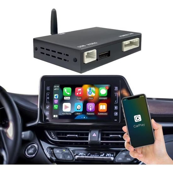 Kit CarPlay Sans Fil Pour Toyota - Compatible Touch2/Entune2.0 2014-2019 - Android Auto Et Mirrorlink