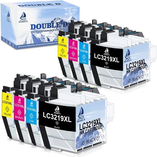 LeciRoba LC3219XL Inktpatronen Multipack Voor Brother - 10 Stuks Zwart & Kleur, Perfect Voor MFC-J5330DW En Meer
