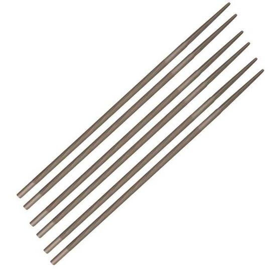 Lot De 3 Limes D'affûtage Tronçonneuse 3,5 Mm - Compatible Chaînes Oregon - Affûtage Précis - Portable