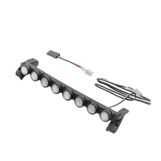 Projecteurs LED Pour Voiture RC 1/10 - 2 Ensembles, 4 Phares Carrés Très Lumineux, Compatibles Axial SCX10 II, Redcat Gen8