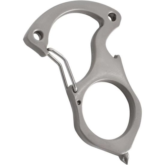 BZKSER Porte-clés EDC En Acier Inoxydable Ultifonction Pour Le Caping