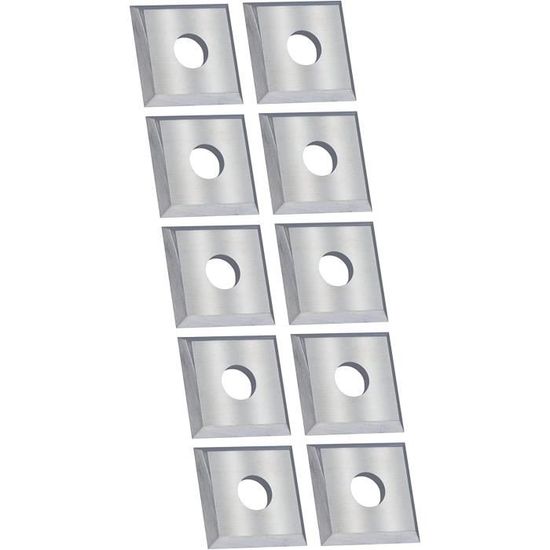 10 Lame Reversibili In Metallo Duro - 14x14mm Per Frese E Scalpelli Legno - Foto 3