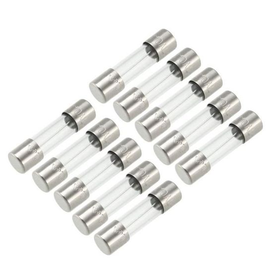 10x Fusible Temporisé (T) En Verre 250mA - 250VAC 5x20mm28 - Bricolage