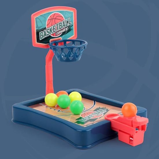 TOYANDONA - Mini Jeu De Basket De Doigt Portable - Table, Bureau, Enfants - 22x15x13 Cm