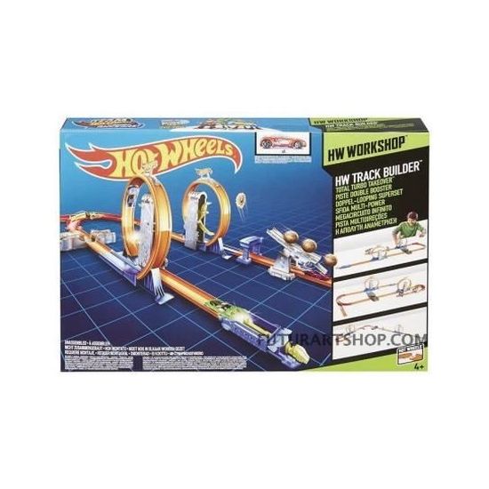 Piste Hot Wheels Orange 20-6 Avec Connecteurs – 18 Pièces – Échelle 1:8