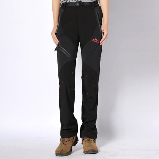 Pantalon Cargo Softshell Mil-Tec Explorer - Noir, Polyester, Pour Randonnée Et Temps Froid