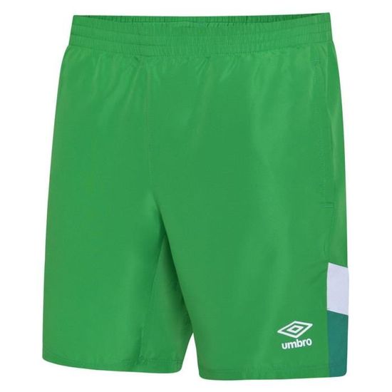 Short Umbro Homme 2XL Vert Coton - Sport Décontracté - État Correct