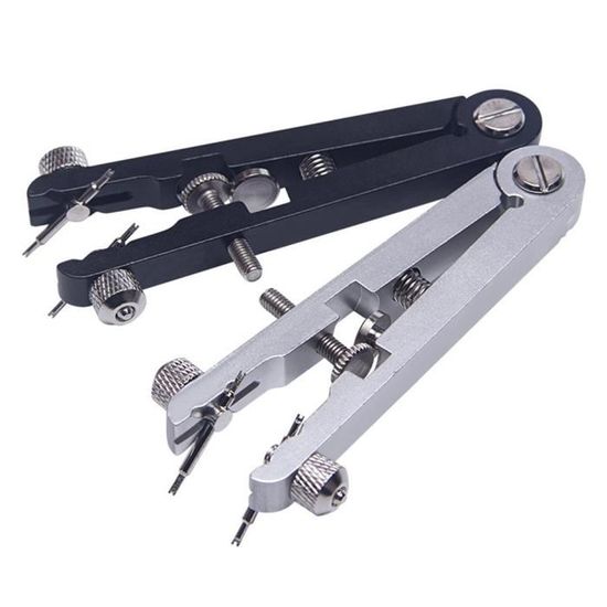Pince à Ressort Pour Montage De Bracelets Montres - 4 Embouts - Longueur 105 Mm - Neuf