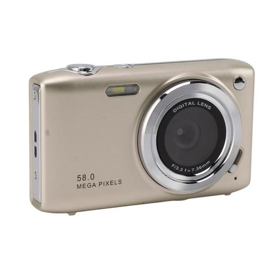Appareil Photo Numérique 4K 58MP Pour Ados – Zoom 16x, Autofocus, Écran IPS 2.88", Compact Pour Vlog & Photo (Noir)
