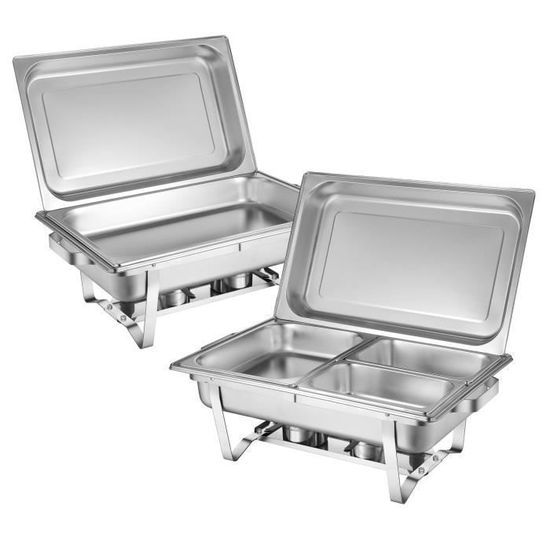 Zelsius Juego profesional de chafing dish Toulouse, 15 piezas