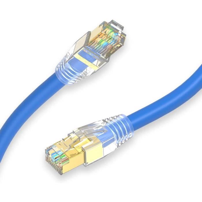 Cat 8 Cable 5m Cable réseau Gigabit Cable