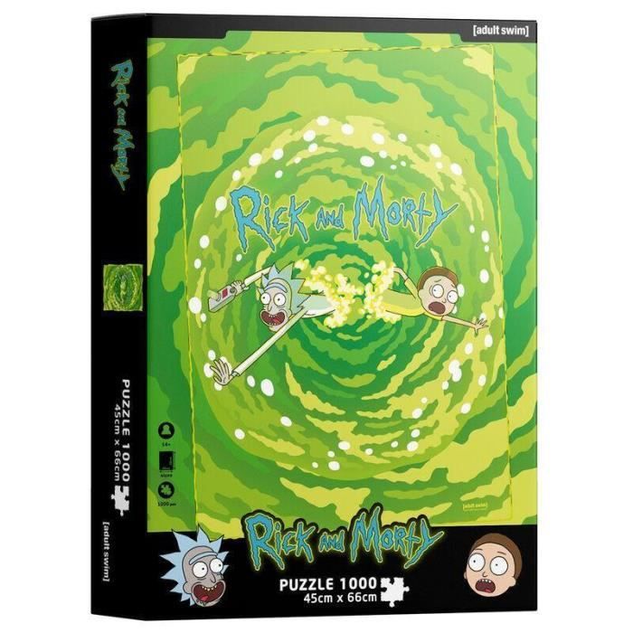 Puzzle Rick & Morty 1000 Pezzi | Anatomy Park | Gioco Da Tavolo Ufficiale Versione IT