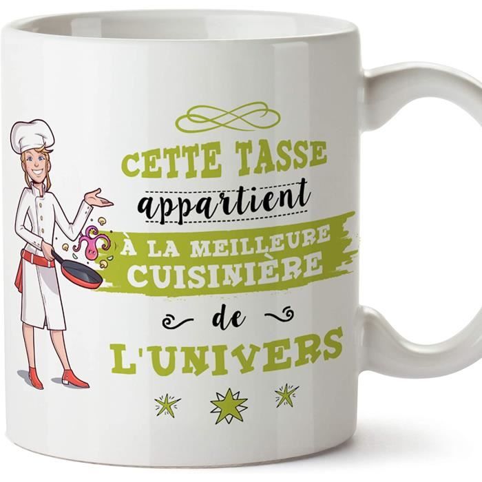 Mug - Tasse Cuisinière de l'univers - Idées Drôles Cuisine 1
