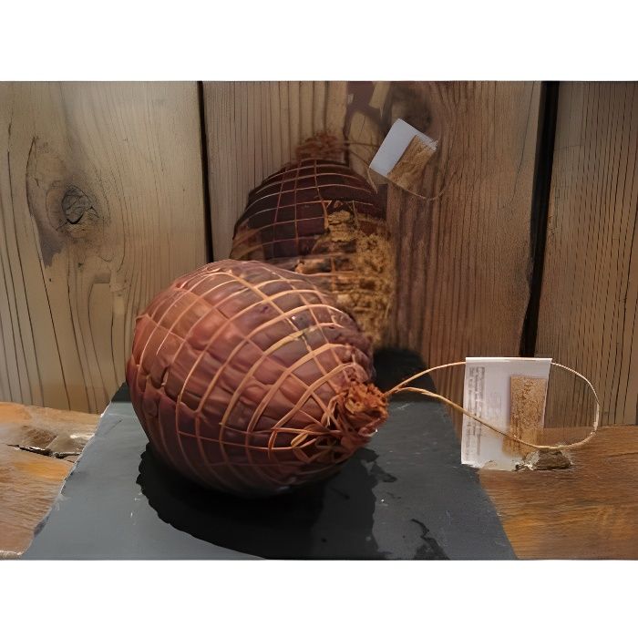 Noix de Jambon Fumée + 2 saucissons Offerts (nature et fumée) -
