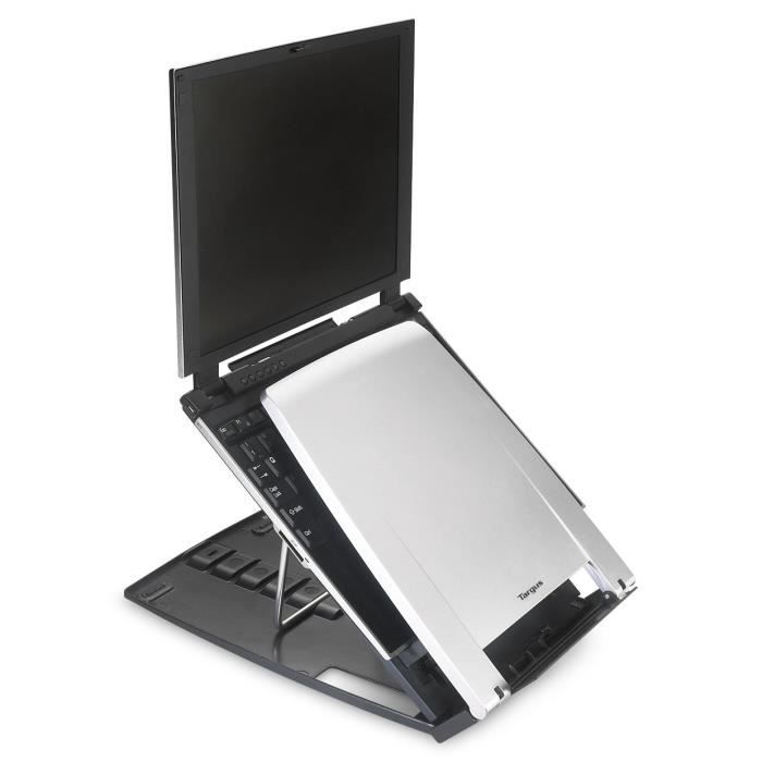 Targus AWE04EU Ergo M-Pro Notebook Stand Support pour ordinateur portable 17- argenté(e), anthracite