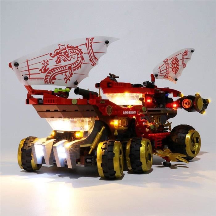 Kit de LED pour Lego NINJAGO Le Q.G des ninjas, Jeu De Lumières Compatible avec Lego 70677- Non Inclus Set de Construction