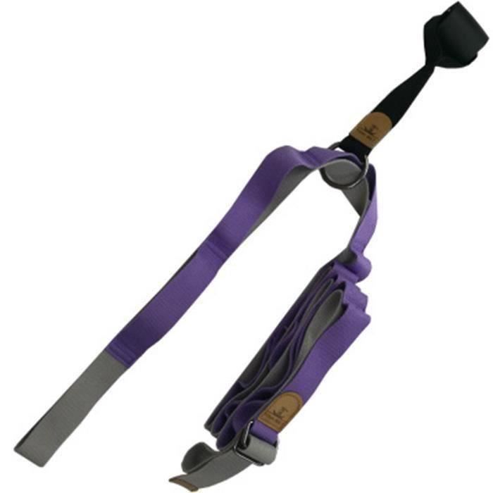 Home Door Stretching Legs Civière Sangle Formation Taille Corde De Danse Ligament Stretch Ceinture -Violet
