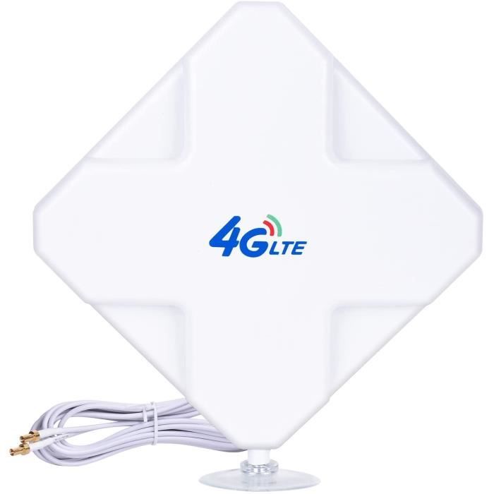 MODEM-ROUTEUR 4G LTE Antenne TS9,35dbi Haut Gain Antenne WiFi Signal Booster Amplificateur de Signal d'extérieur récepteur pour Wi