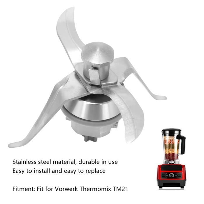 Accessoires de remplacement de lame de mélangeur en acier inoxydable adaptés pour Vorwerk Thermomix TM21