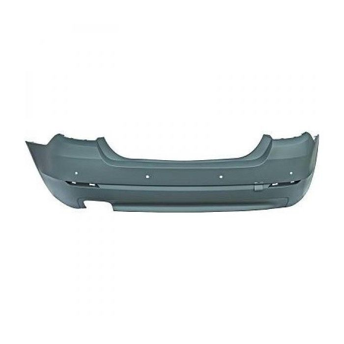 Pare chocs arrière avec échappement à gauche (pour capteurs) BMW Série 5 (F10, F11) de 2010 à 13 - OEM : 51127238522