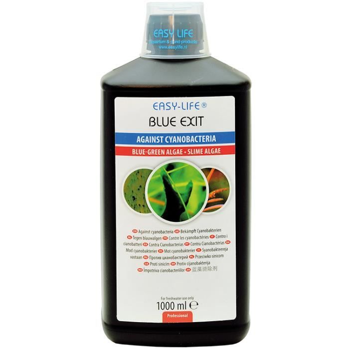 Easy-Life agent anti-algues Bio-Exit Blue 1 litre noir
