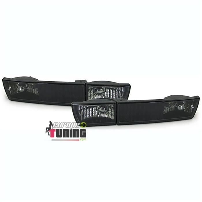 BLOCS CLIGNOTANTS NOIRS AVEC VEILLEUSES POUR VW VOLKSWAGEN GOLF 3 (00929)