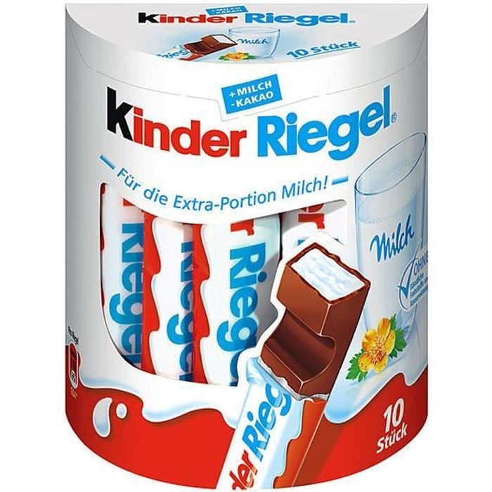 Ferrero Kinder Riegel 10 Barres (210g) 4 pièces