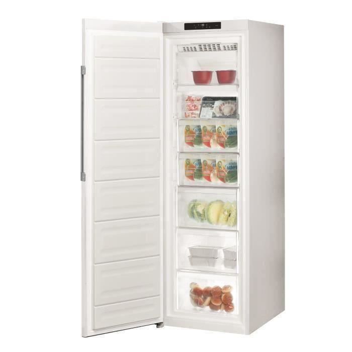 SHOT CASE - HOTPOINT - UH8F1CW1 - Congélateur vertical - 260L - No-Frost - L59,5cm x H187,5cm - Blanc