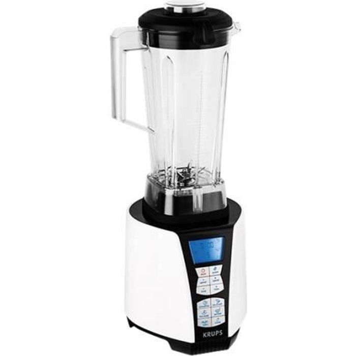 Krups Perfect Mix 9000 KB 7030 Bol mixeur blender 2 litres 1500 Watt acier inoxydable brossé-noir-blanc