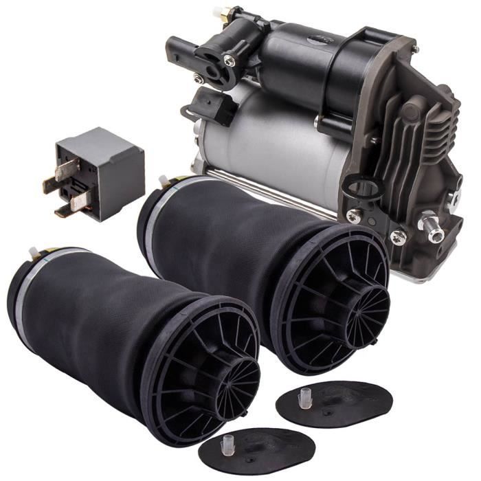 2x rear air suspension + 1x compressor pour Mercedes W164 X164 ML / GL 1643200625