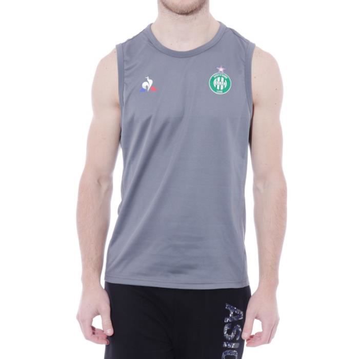 ASSE Saint Etienne Homme Débardeur Football Gris Le Coq Sportif
