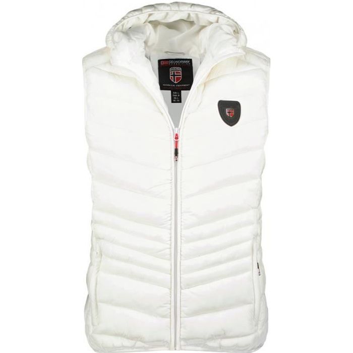 GEOGRAPHICAL NORWAYDoudoune Sans Manches VINTAGE Geographical Norway - Blanc - Homme