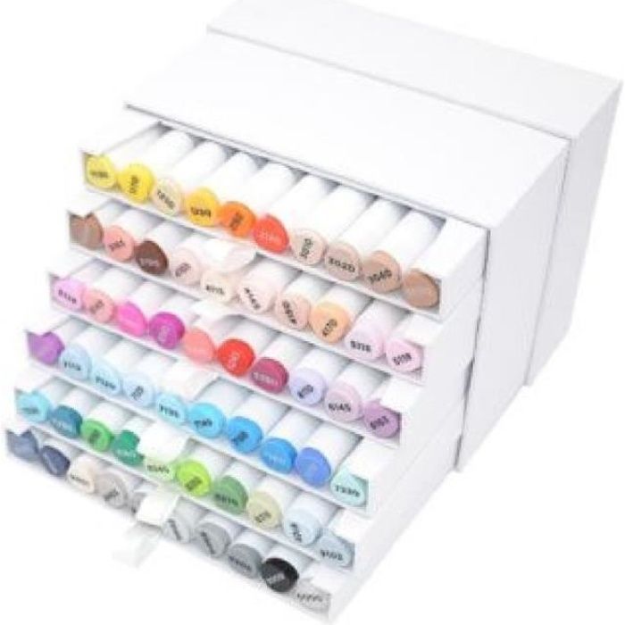 Coffret de 60 marqueurs à alcool GRAPH'IT Brush & Extra fine