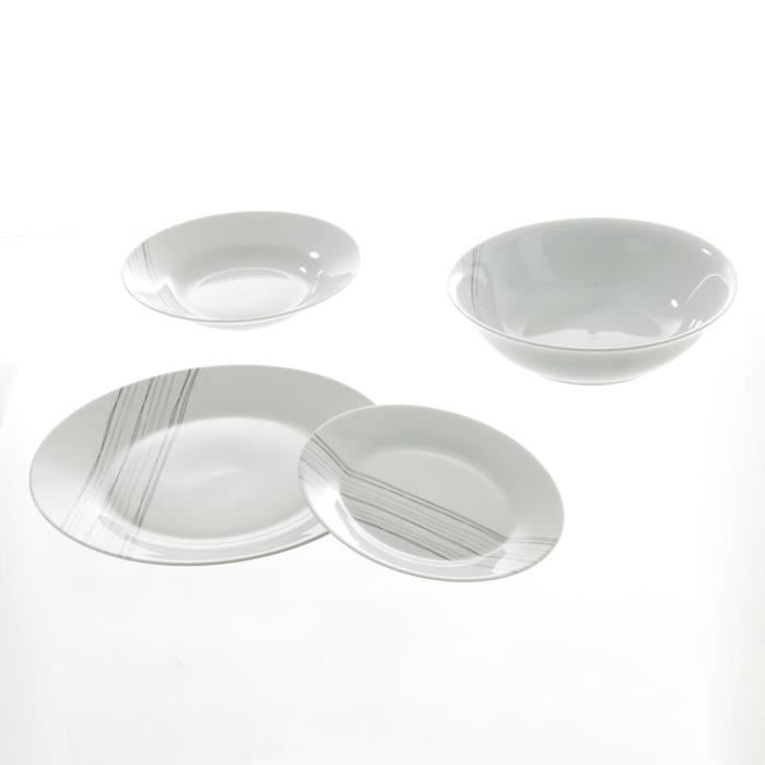 Service 19 pièces Lignes Autres Blanc