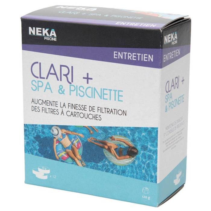 SENET Clarifiant eau spa et piscinette x12