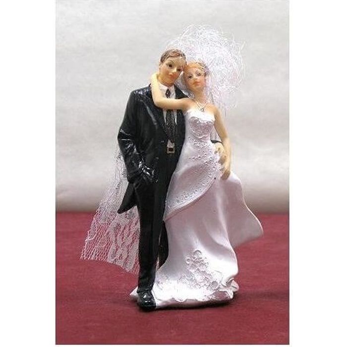 Figurine mariage N°2: Robe longue (x1) REF/SUJ4937
