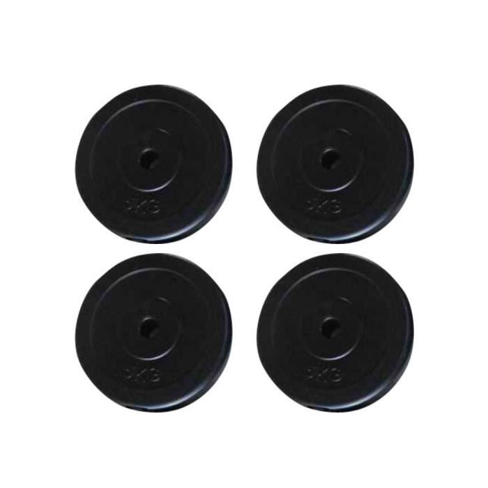 vidaXL Plaque de poids 4 pcs 20 kg