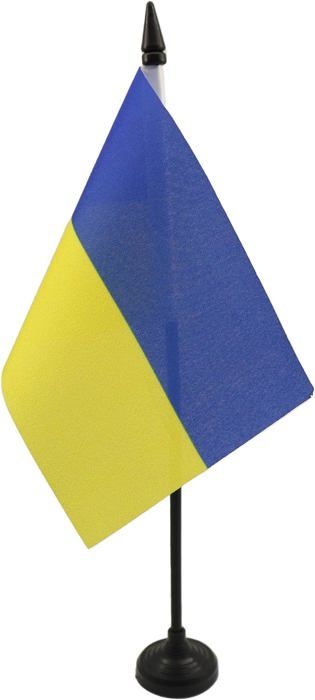 AZ FLAG - Drapeau De Table Ukraine - 15x10 Cm - Mini Drapeau