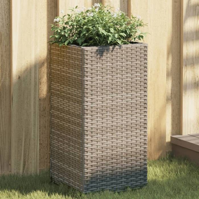 vidaXL Jardinière résine tressée - vue 7