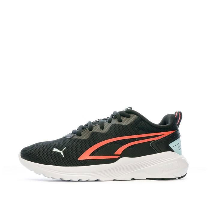 Puma Baskets Noires/Orange Garçon Puma All-day Active