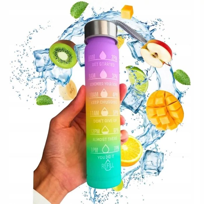 Bouteille D'Eau LEGAMI 'Love Yourself' 280ml - Tritan, Isotherme, Design Motivant Sunrise Vibes - 2