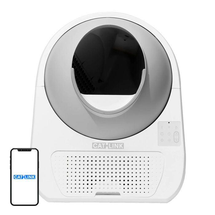 Comparer les prix de Bac À Litière Intelligent Et Autonettoyant Pour Chat Catlink Avec Ia Et Pelle Pro